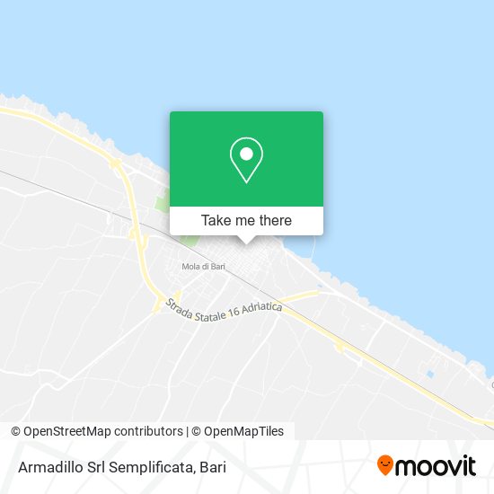 Armadillo Srl Semplificata map