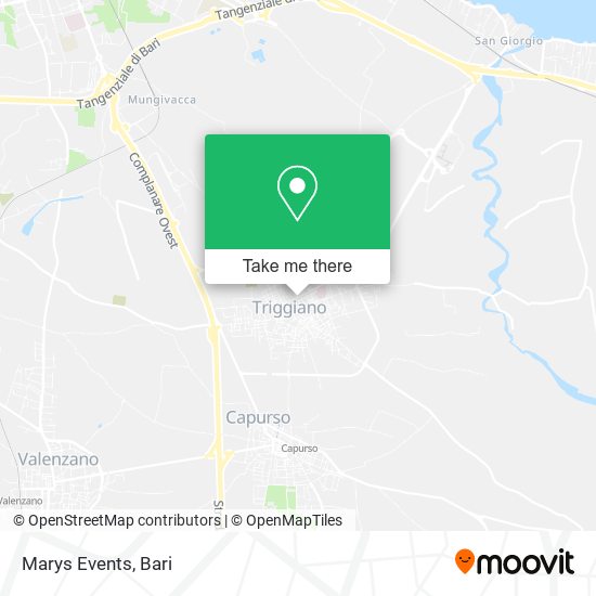 Marys Events map