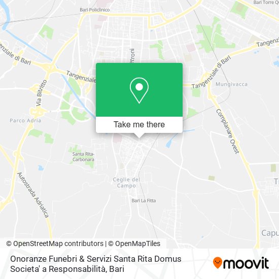 Onoranze Funebri & Servizi Santa Rita Domus Societa' a Responsabilità map