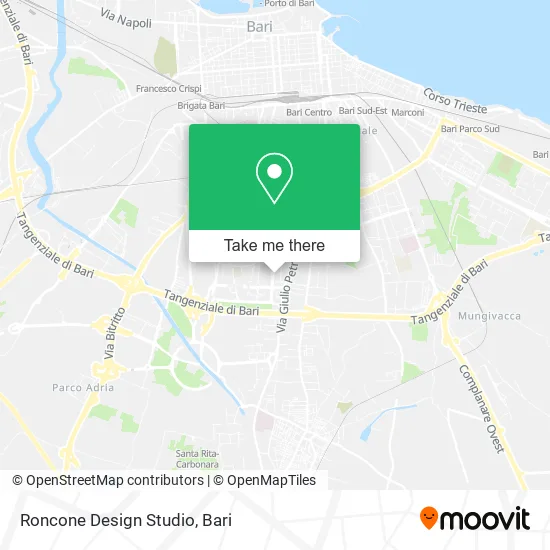 Roncone Design Studio map