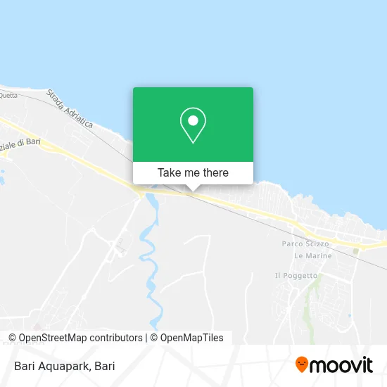 Bari Aquapark map