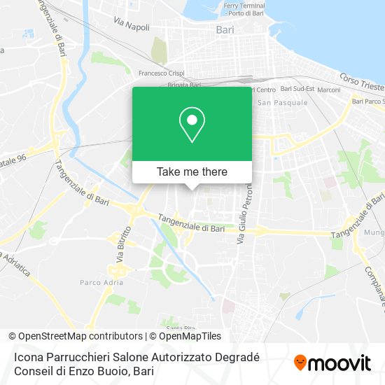 Icona Parrucchieri Salone Autorizzato Degradé Conseil di Enzo Buoio map