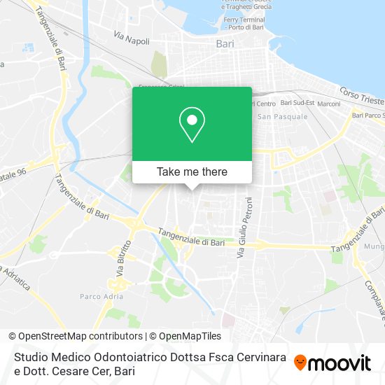 Studio Medico Odontoiatrico Dottsa Fsca Cervinara e Dott. Cesare Cer map