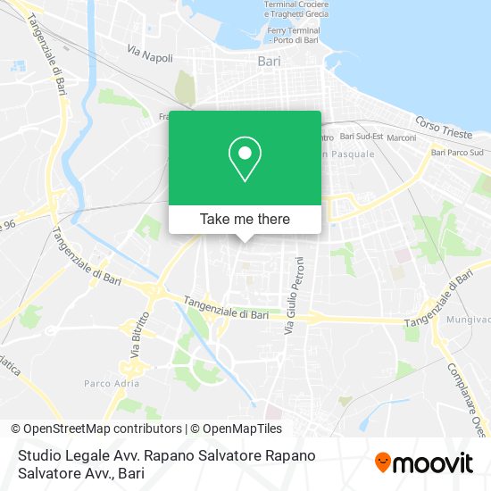 Studio Legale Avv. Rapano Salvatore Rapano Salvatore Avv. map