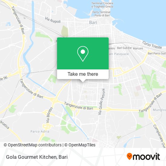 Gola Gourmet Kitchen map