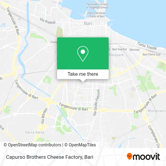 Capurso Brothers Cheese Factory map