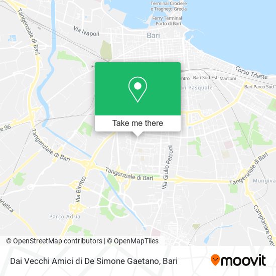 Dai Vecchi Amici di De Simone Gaetano map