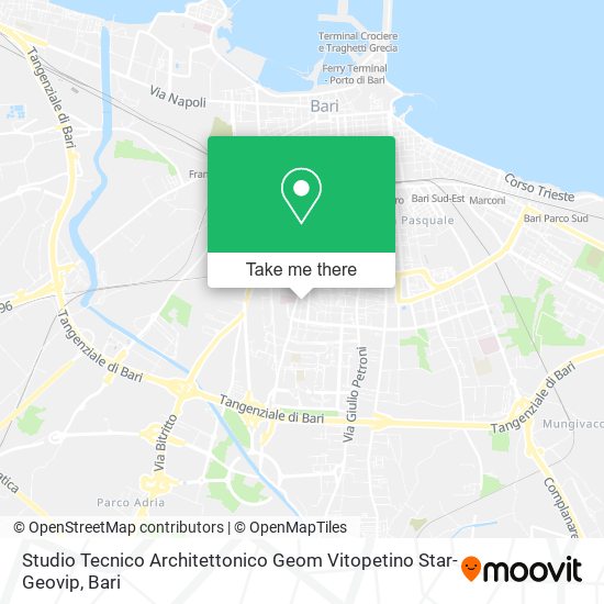 Studio Tecnico Architettonico Geom Vitopetino Star-Geovip map