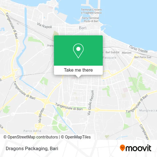 Dragons Packaging map