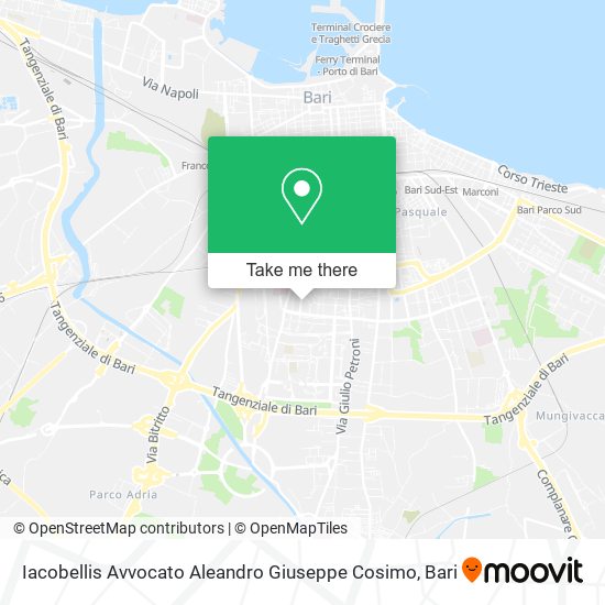 Iacobellis Avvocato Aleandro Giuseppe Cosimo map