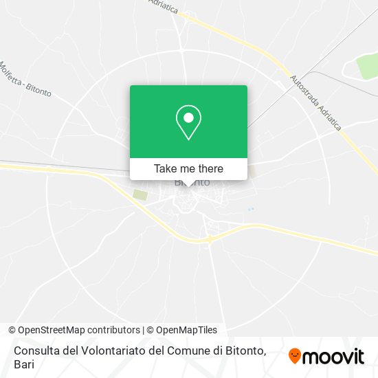 Consulta del Volontariato del Comune di Bitonto map