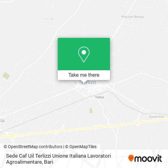 Sede Caf Uil Terlizzi Unione Italiana Lavoratori Agroalimentare map