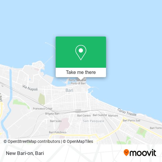 New Bari-on map