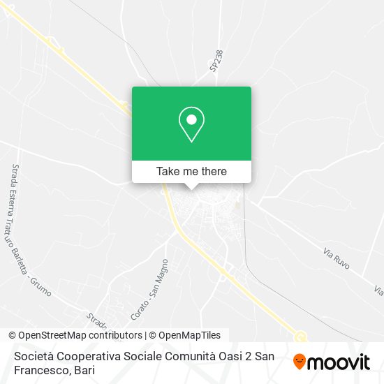 Società Cooperativa Sociale Comunità Oasi 2 San Francesco map