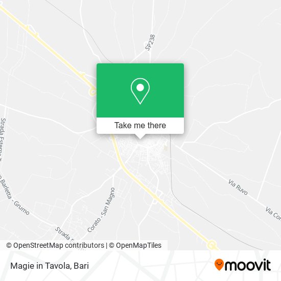 Magie in Tavola map