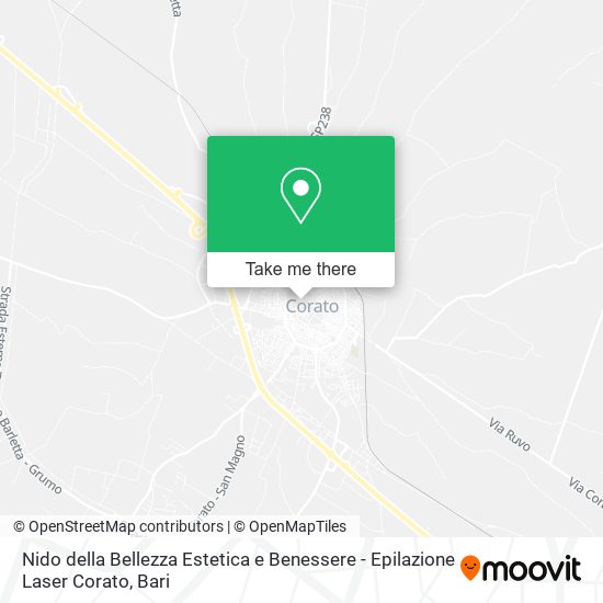 Nido della Bellezza Estetica e Benessere - Epilazione Laser Corato map