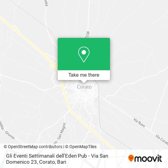 Gli Eventi Settimanali dell'Eden Pub - Via San Domenico 23, Corato map