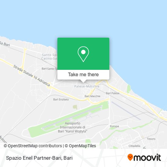 Spazio Enel Partner-Bari map