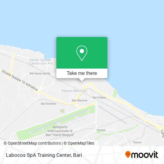 Labocos SpA Training Center map
