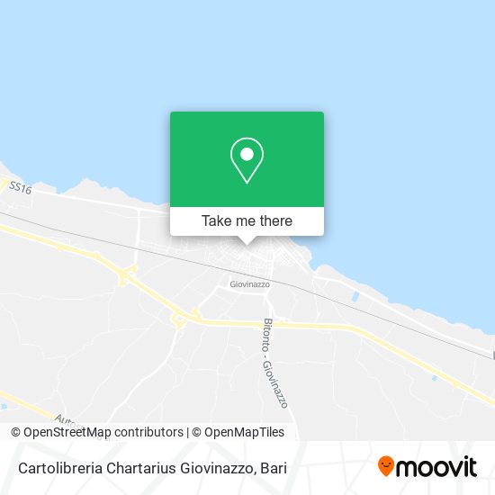 Cartolibreria Chartarius Giovinazzo map