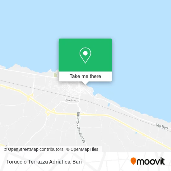 Toruccio Adriatic Terrace map
