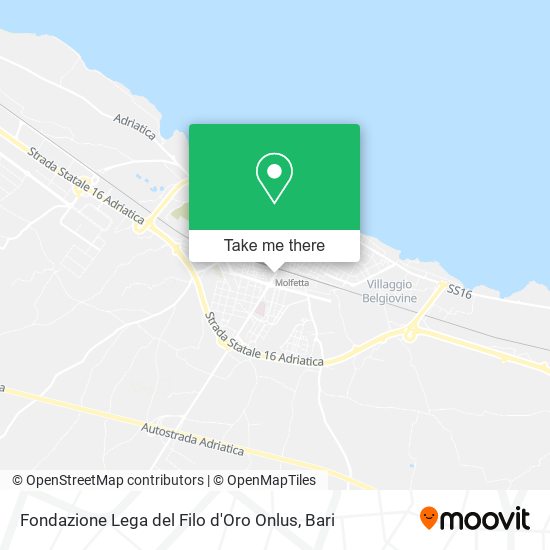 Fondazione Lega del Filo d'Oro Onlus map
