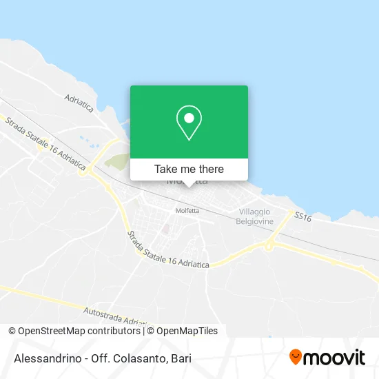 Alessandrino - Colasanto Workshop map