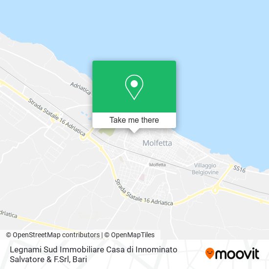 Legnami Sud Immobiliare Casa di Innominato Salvatore & F.Srl map