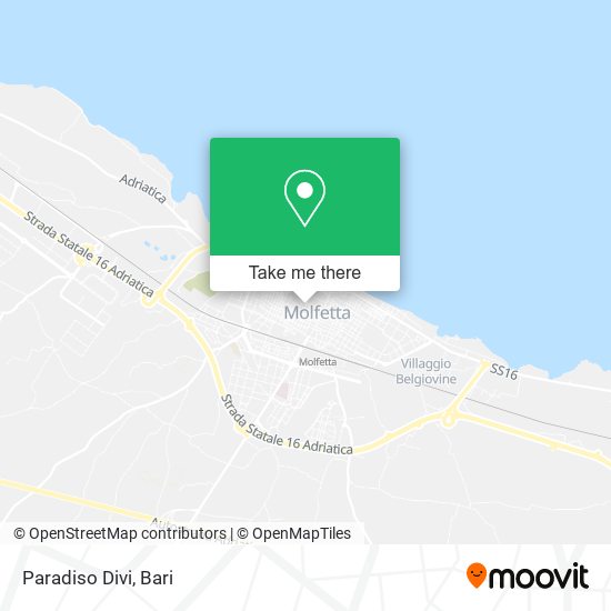 Paradiso Divi map