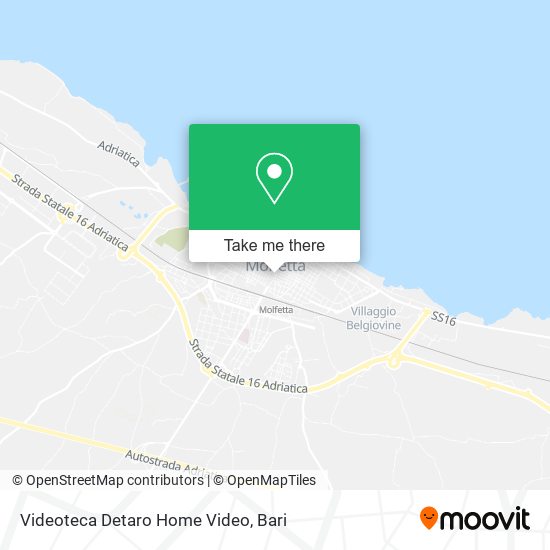Videoteca Detaro Home Video map