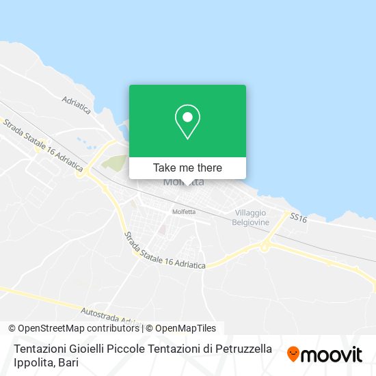 Tentazioni Gioielli Piccole Tentazioni di Petruzzella Ippolita map
