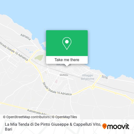 La Mia Tenda di De Pinto Giuseppe & Cappelluti Vito map