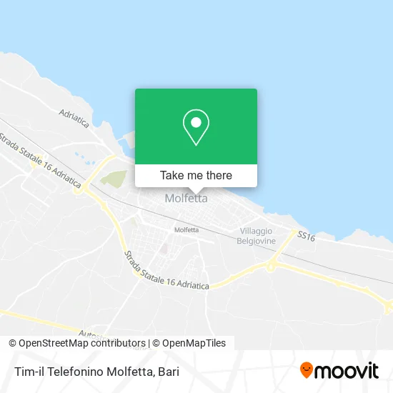 Tim Mobile Store Molfetta map