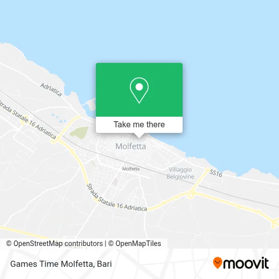 Games Time Molfetta map