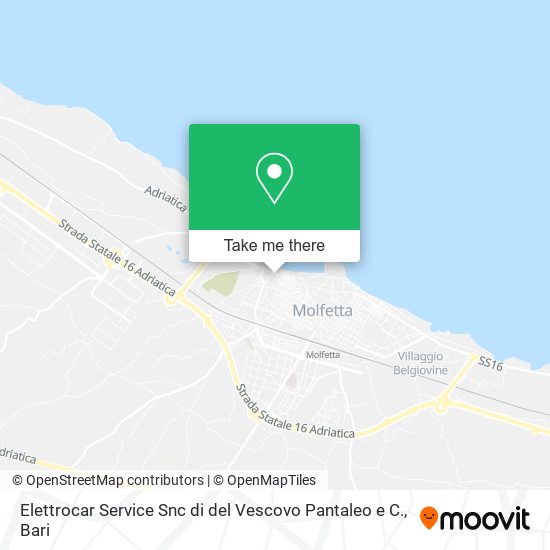 Elettrocar Service Snc di del Vescovo Pantaleo e C. map