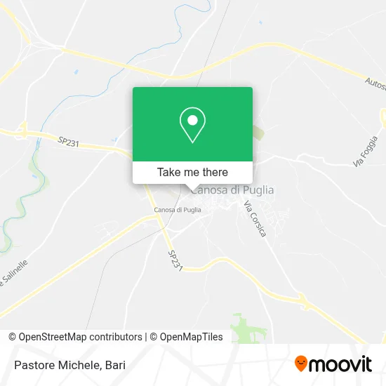 Pastore Michele map