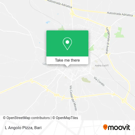 L Angolo Pizza map