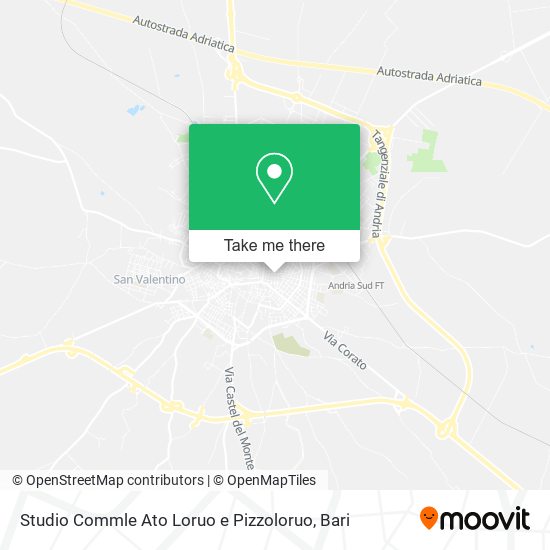 Studio Commle Ato Loruo e Pizzoloruo map