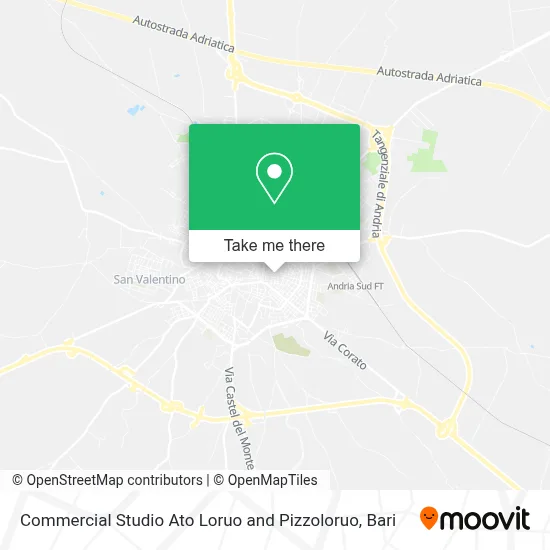 Commercial Studio Ato Loruo and Pizzoloruo map