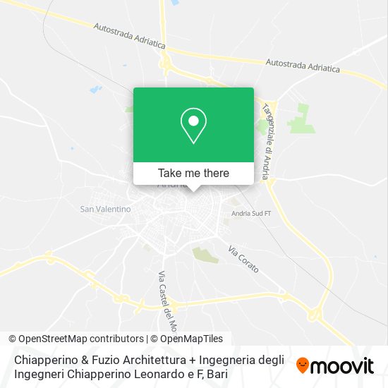 Chiapperino & Fuzio Architettura + Ingegneria degli Ingegneri Chiapperino Leonardo e F map