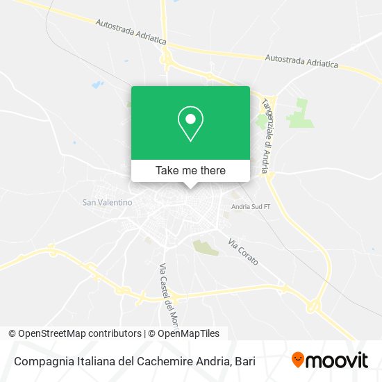 Compagnia Italiana del Cachemire Andria map