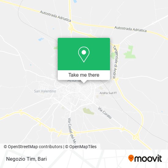 Negozio Tim map