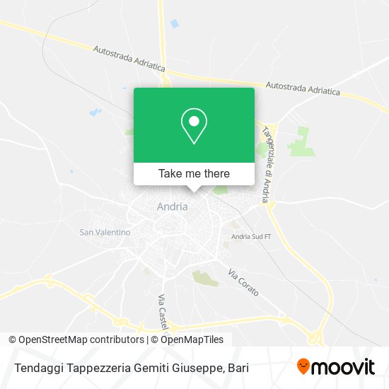 Tendaggi Tappezzeria Gemiti Giuseppe map