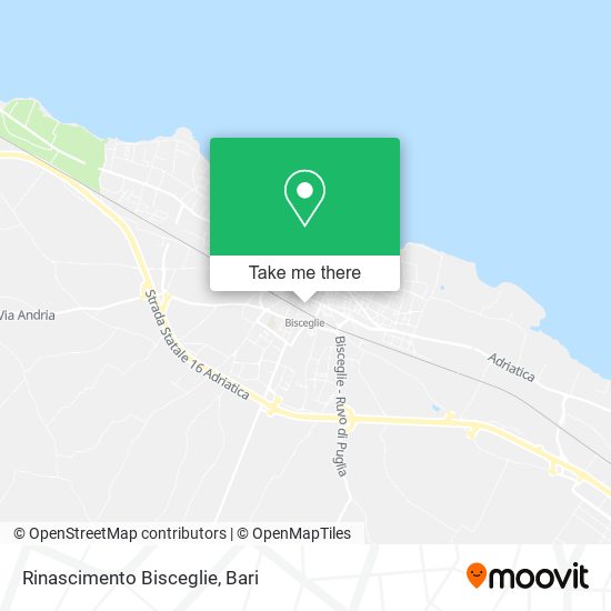 Rinascimento Bisceglie map