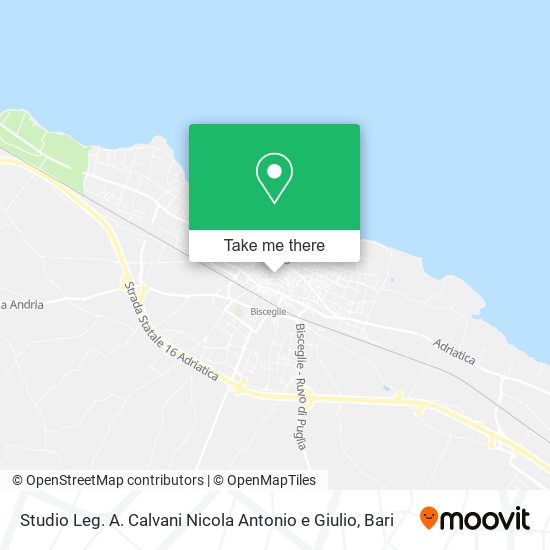 Studio Leg. A. Calvani Nicola Antonio e Giulio map
