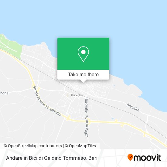 Andare in Bici di Galdino Tommaso map