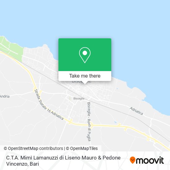 C.T.A. Mimì Lamanuzzi di Liseno Mauro & Pedone Vincenzo map