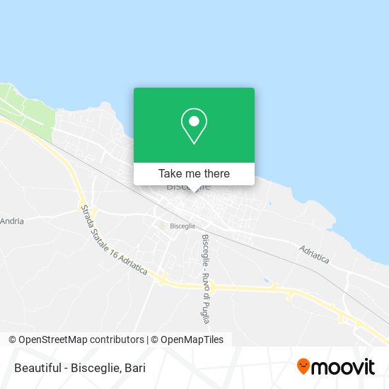 Beautiful - Bisceglie map