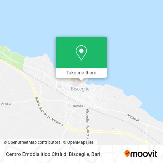 Centro Emodialitico Città di Bisceglie map