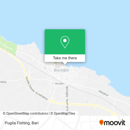 Puglia Fishing map